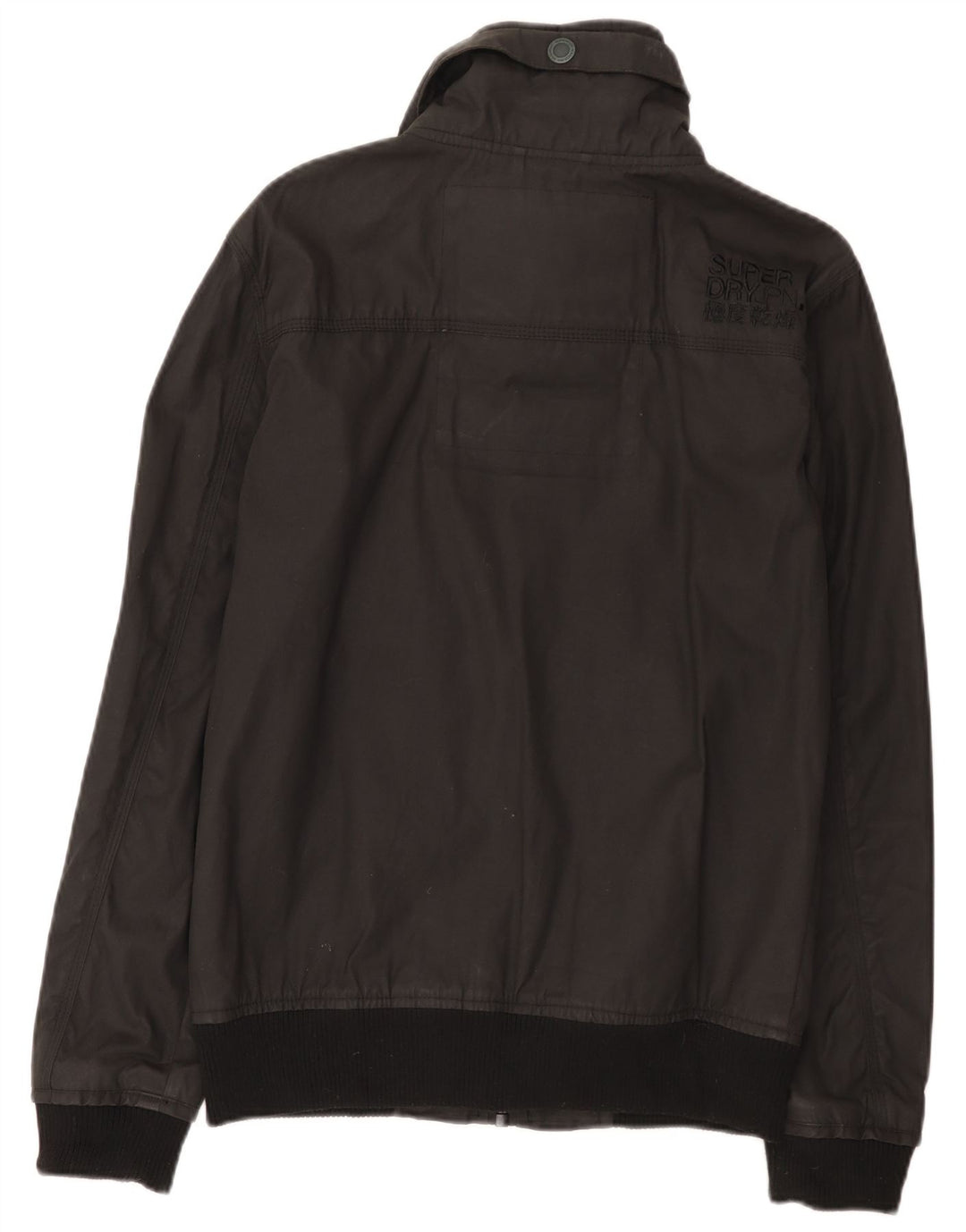 Superdry Veste Bomber Homme UK 38 Coton Noir Moyen