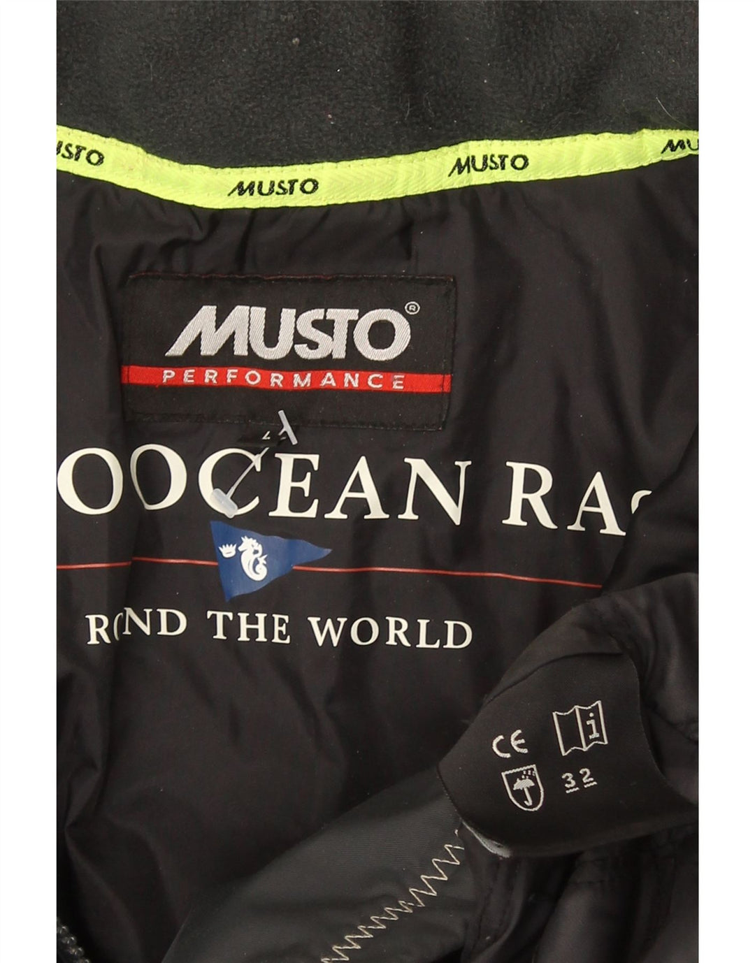 Musto Veste coupe-vent à capuche pour homme UK 40 Large Noir Nylon