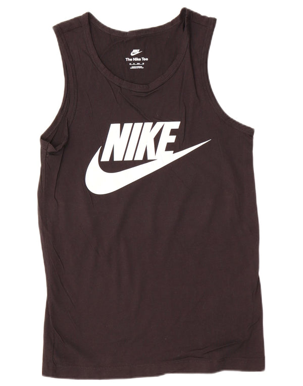 Nike Mens Graphic Débardeur XS Noir Coton