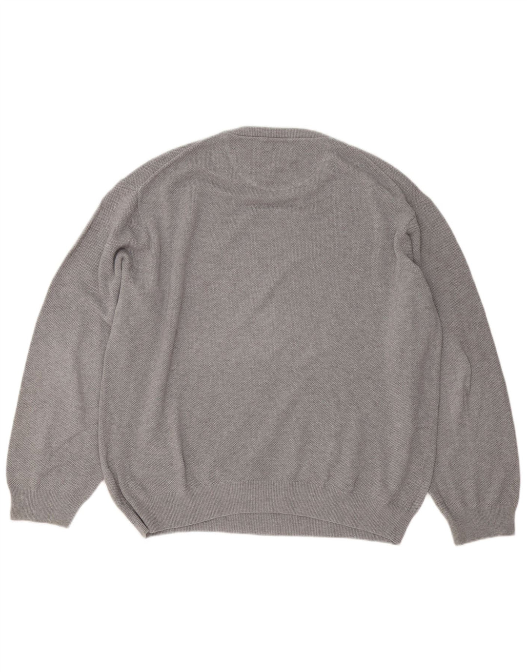 Gant Pull à col rond pour homme 3XL Gris Coton