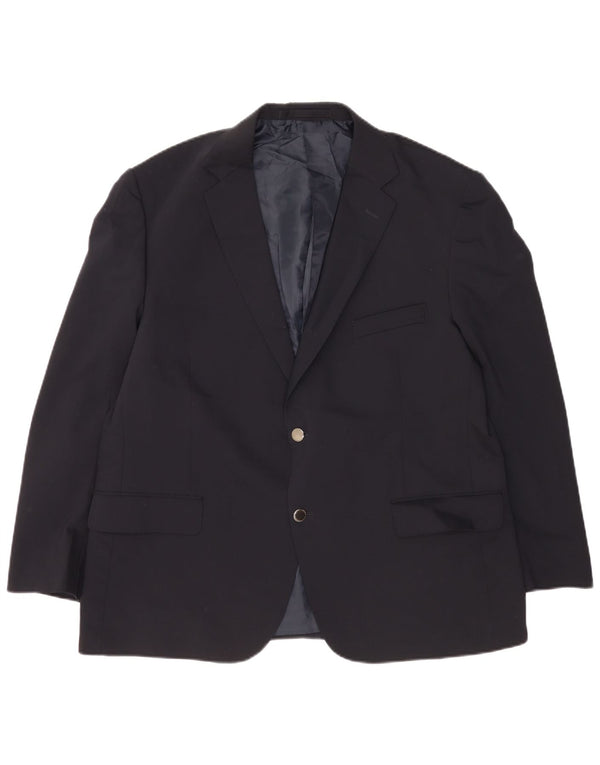 Marks & Spencer Veste blazer courte à 2 boutons pour homme UK 40 Large Bleu marine