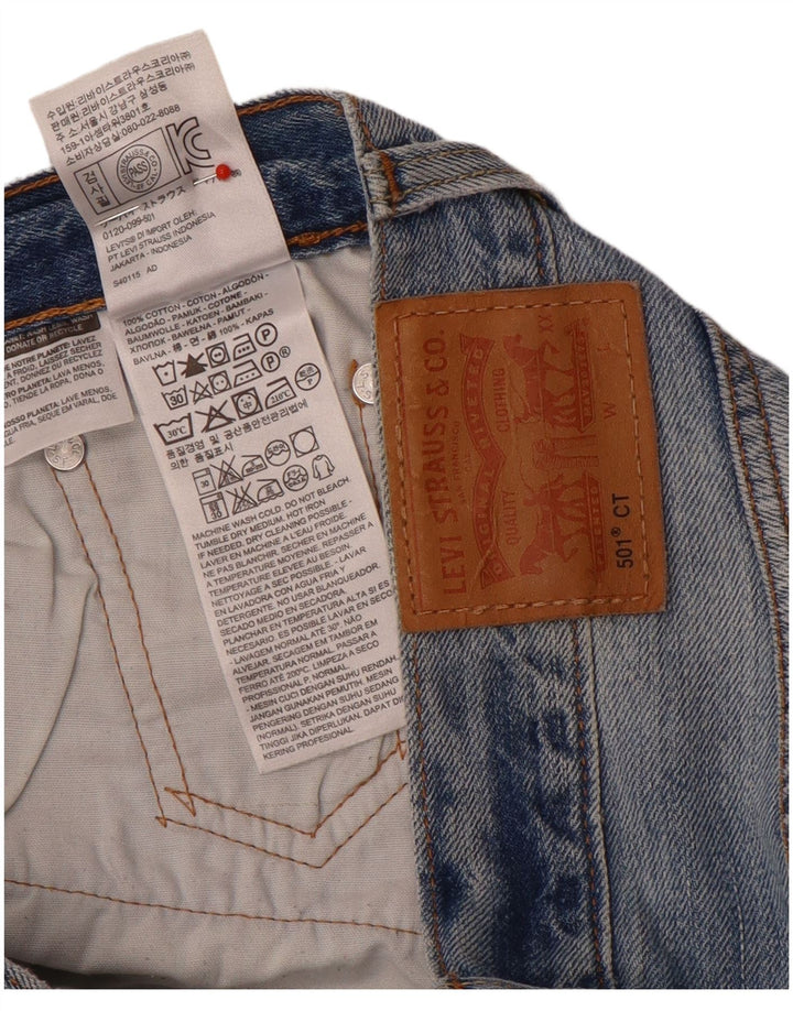 Levi's Jean Droit 501 CT Femme Bleu W26 L29