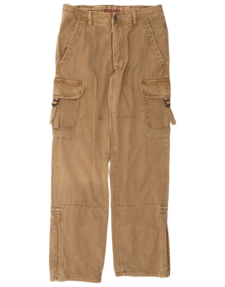 Blustaff Pantalon Cargo Droit Homme IT 52 XL W38 L34 Coton Beige