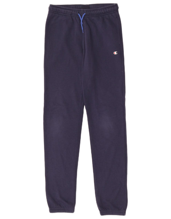 Champion Pantalon de Survêtement Garçon Joggers 11-12 ans Large Bleu Marine Coton