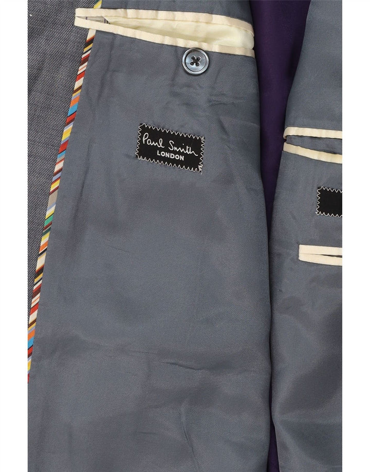 Paul Smith Veste blazer à 1 bouton pour homme UK 38 Gris moyen