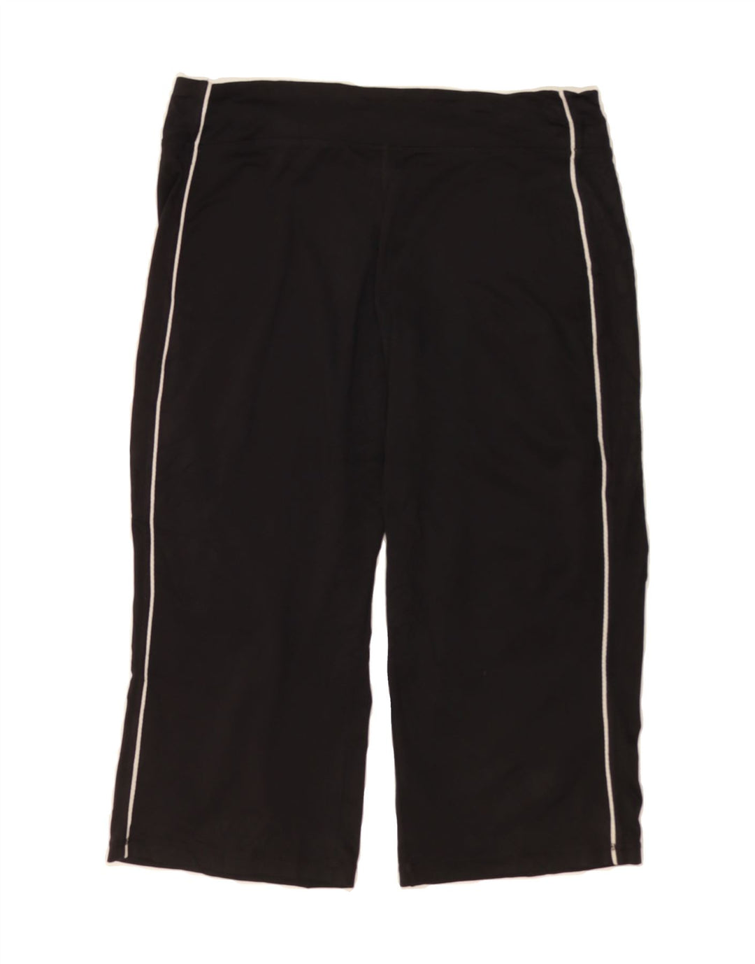 ADIDAS Womens Bermuda Sport Shorts UK 14 Large Black Polyester Vintage Adidas and Second-Hand Adidas from Messina Hembry 