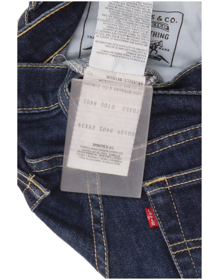 Levi's Jean Droit Femme W29 L28 Bleu Marine Coton