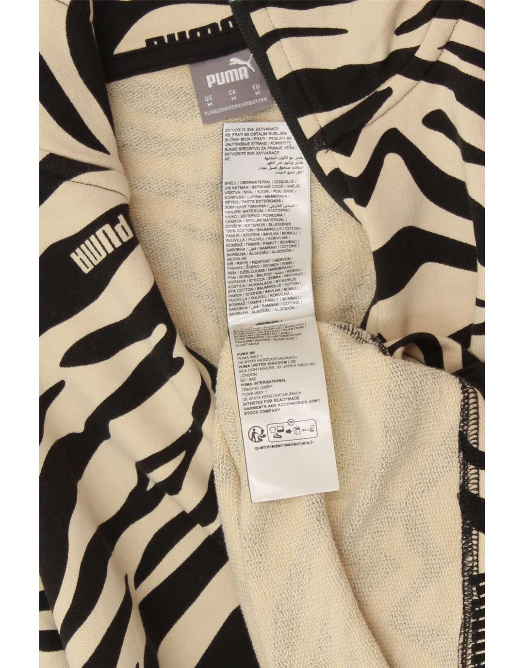 PUMA Sweat-shirt surdimensionné pour femme UK 44 Medium Off White