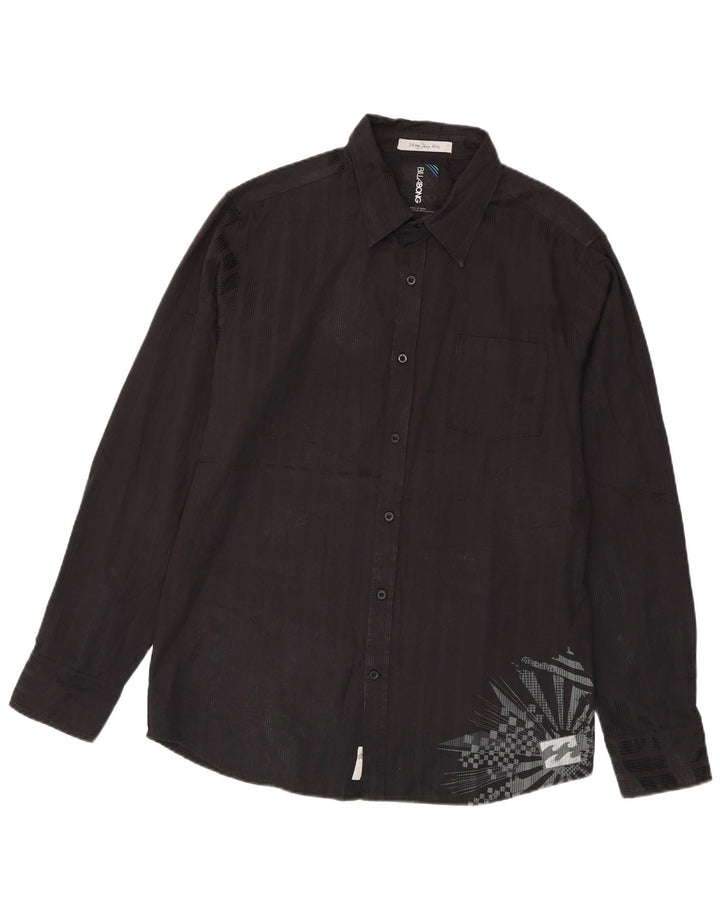 Billabong Chemise Graphique Homme XL Noir Rayé Polyester