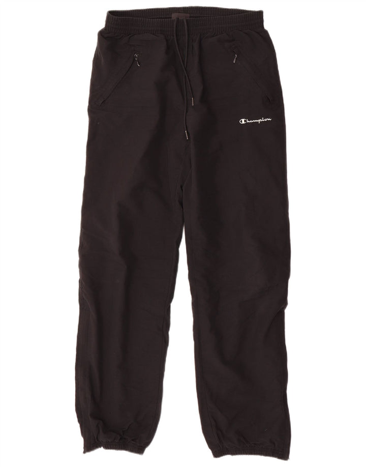 Champion Pantalon de survêtement pour homme Pantalon de jogging Petit Noir Polyester