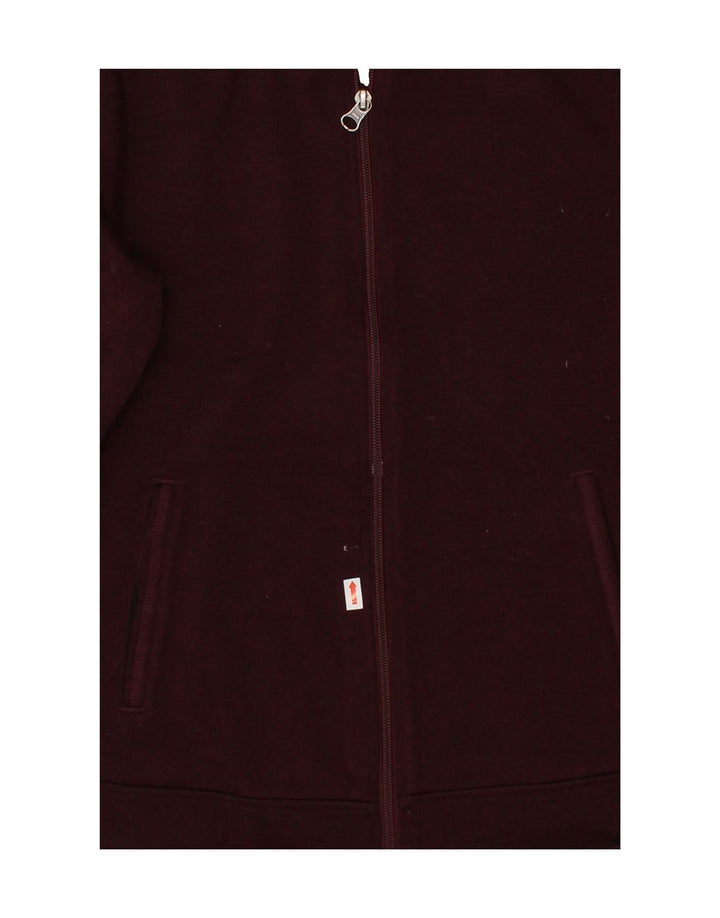 EDDIE BAUER Womens Tracksuit Top Jacket UK 6 XS Burgundy Polyester Vintage Eddie Bauer and Second-Hand Eddie Bauer from Messina Hembry 