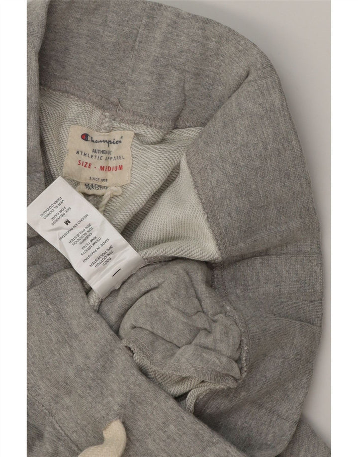 CHAMPION Short de Sport Homme Gris Moyen Coton Chiné