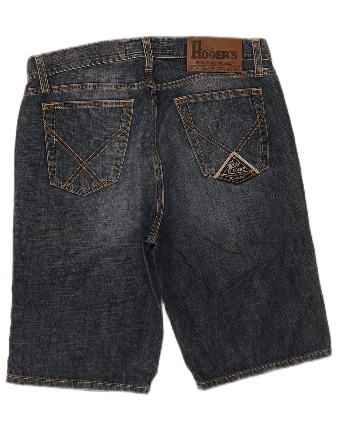Roy Rogers Short en jean pour femme IT 44 Medium W30 Bleu Coton