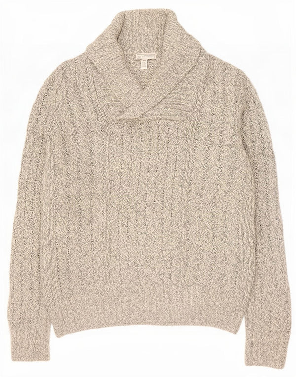 Gap Pull Col Châle Homme Petit Gris Acrylique Moucheté