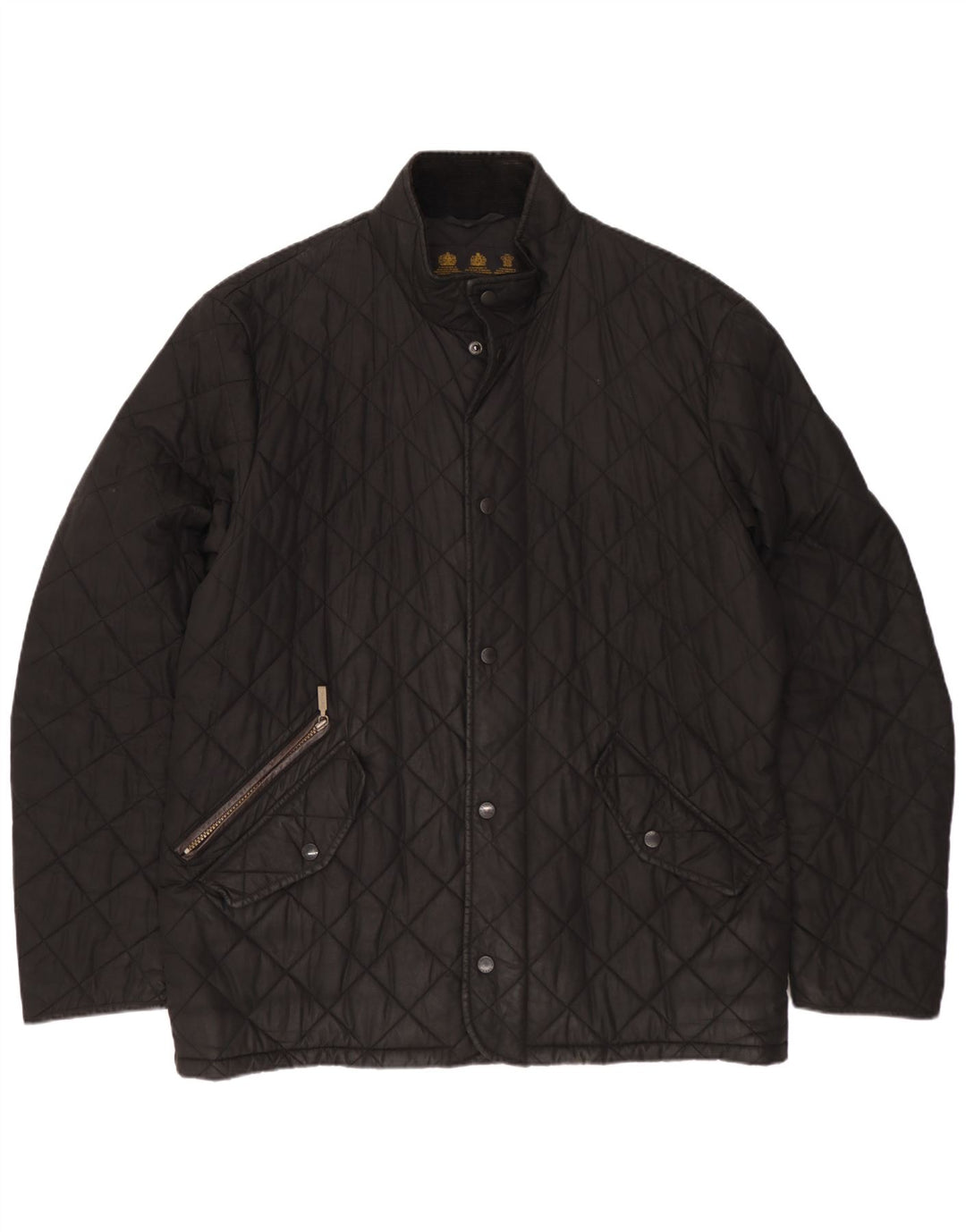 Barbour Veste matelassée pour homme UK 40 Large Noir