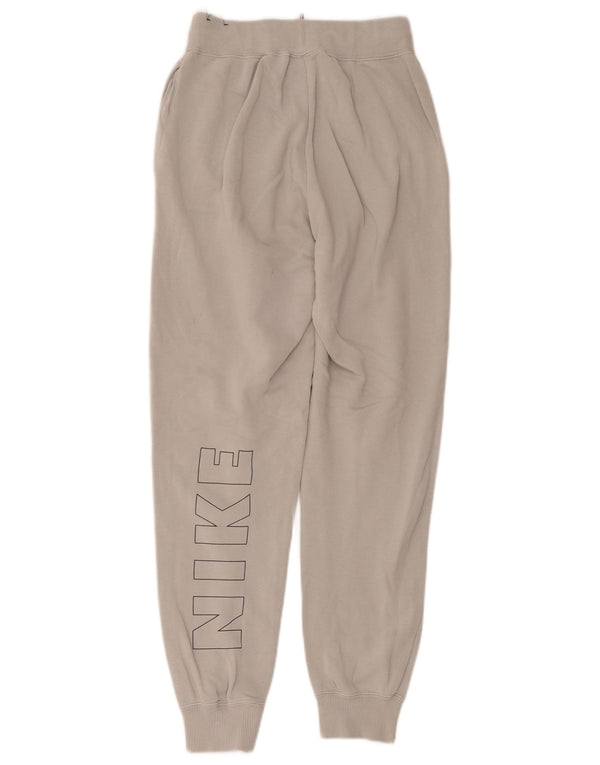 Nike Pantalon de survêtement graphique pour femme Joggers UK 6 XS Gris Coton