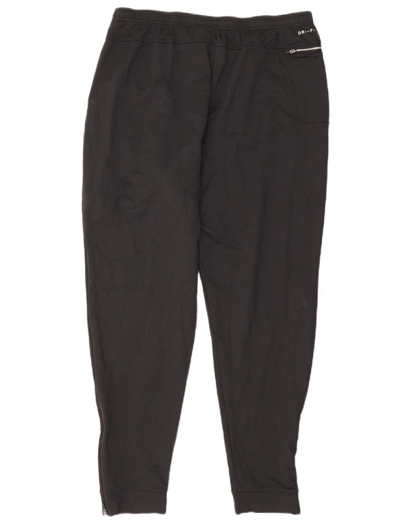 Nike Pantalon de survêtement Dri Fit pour homme Taille L Noir Polyester