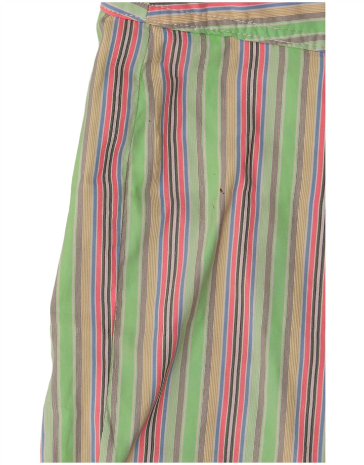 Sundek Short de bain homme grand polyester rayé vert