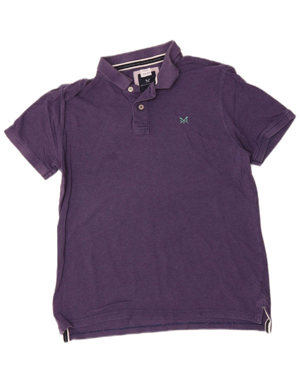 Crew Clothing Polo Homme Petit Violet Coton