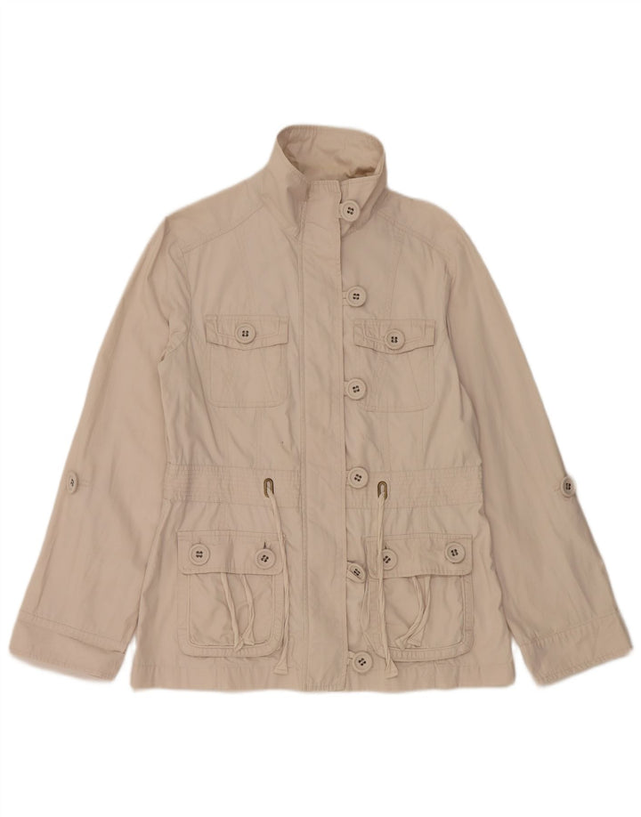 Marks & Spencer Veste utilitaire pour femme UK 10 Petit coton beige