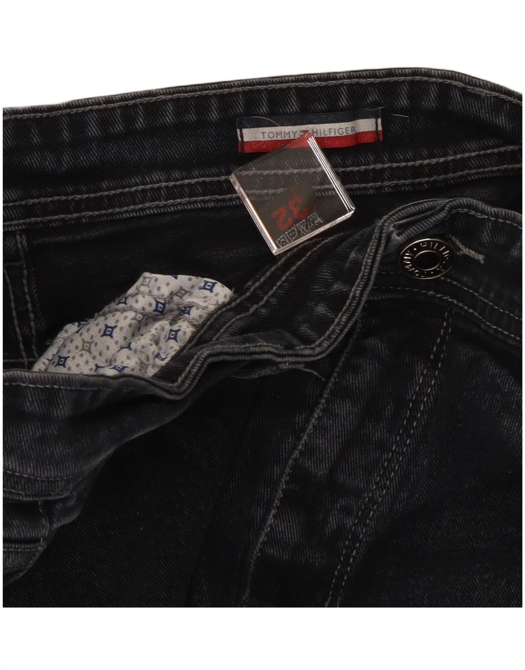 Tommy Hilfiger Jean droit homme W32 L27 noir