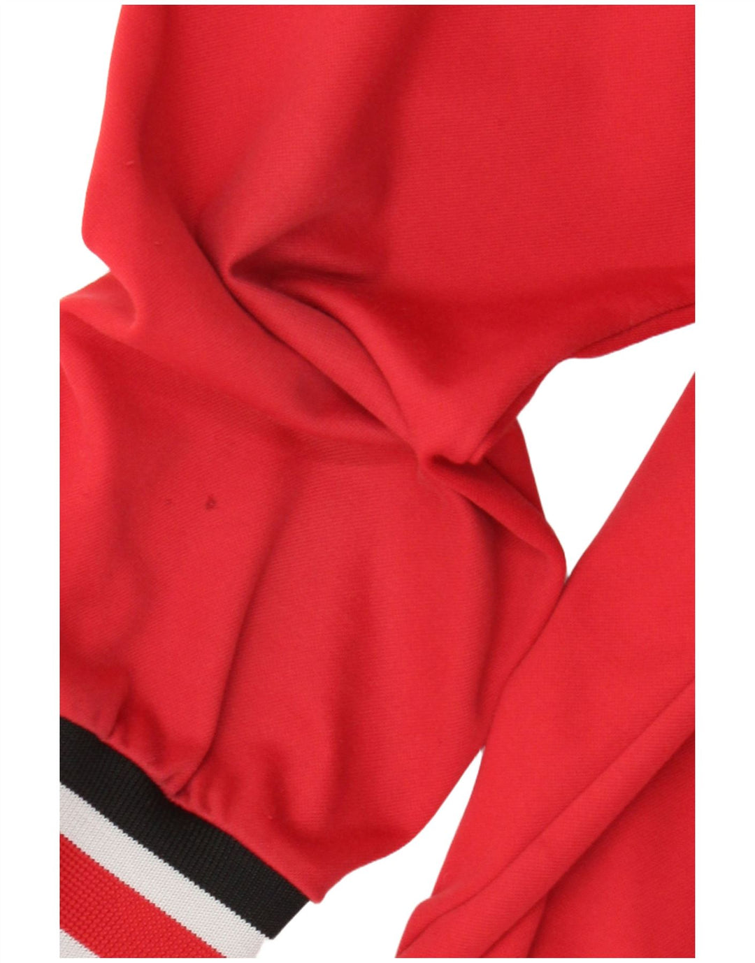 Asics Sweat à Capuche Zippé Homme Rouge Moyen Rayé Sports