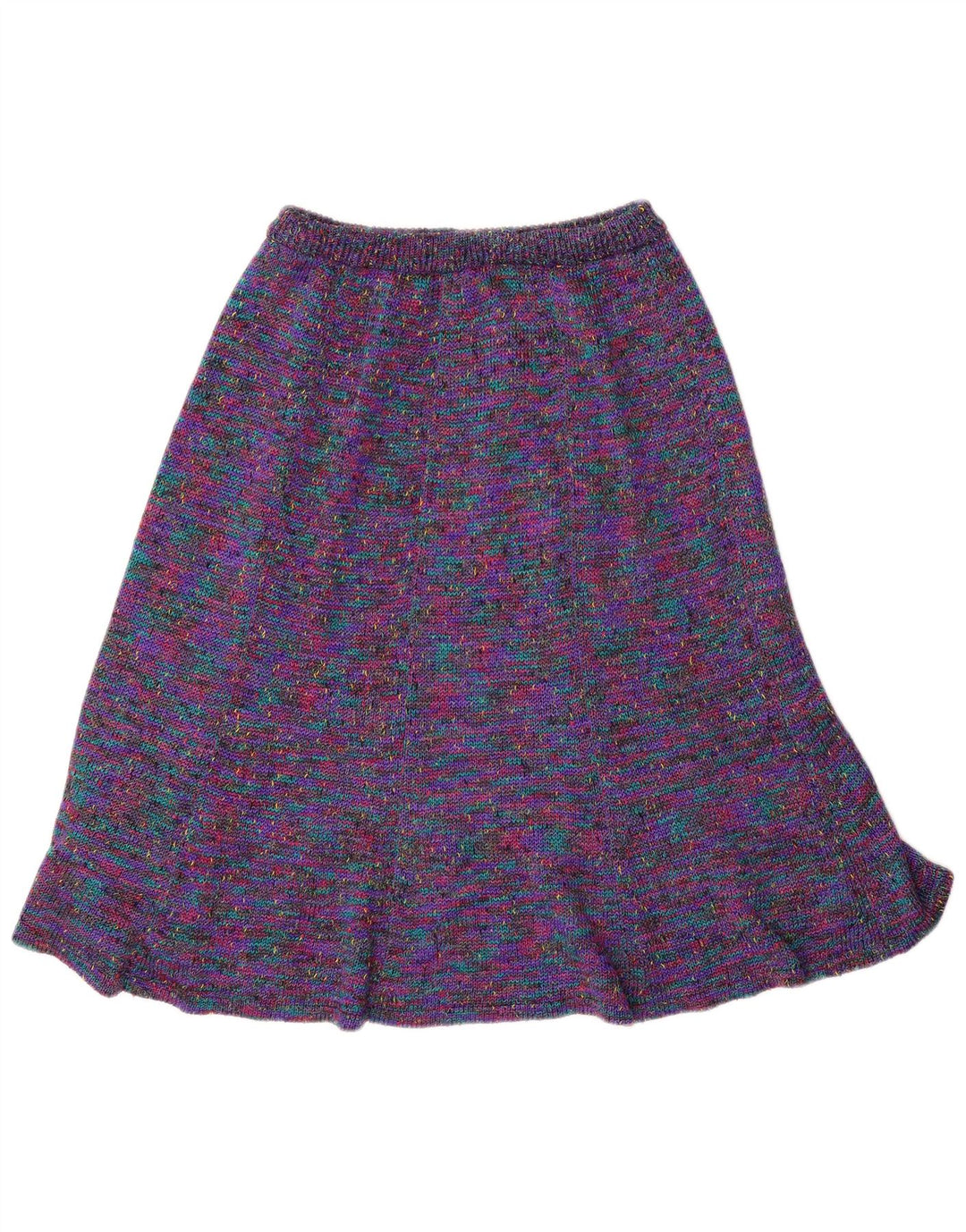 vintage Femme A-Line Jupe Moyenne W32 Multicolore Moucheté