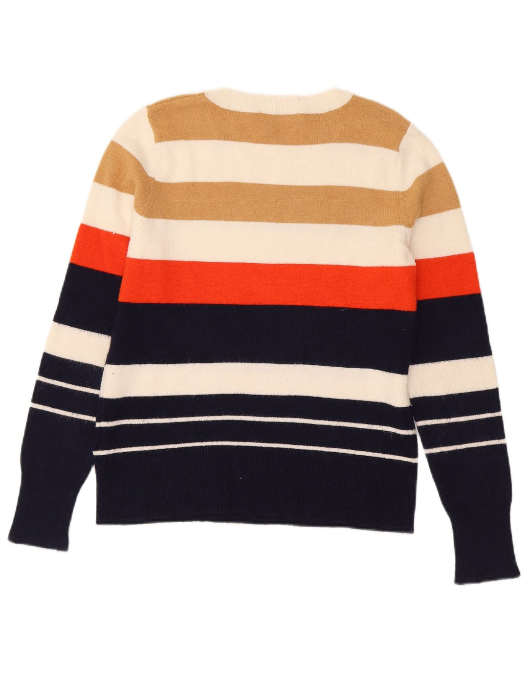 Oasis Pull à col rond pour femme UK 12 Medium Multicolore Rayé