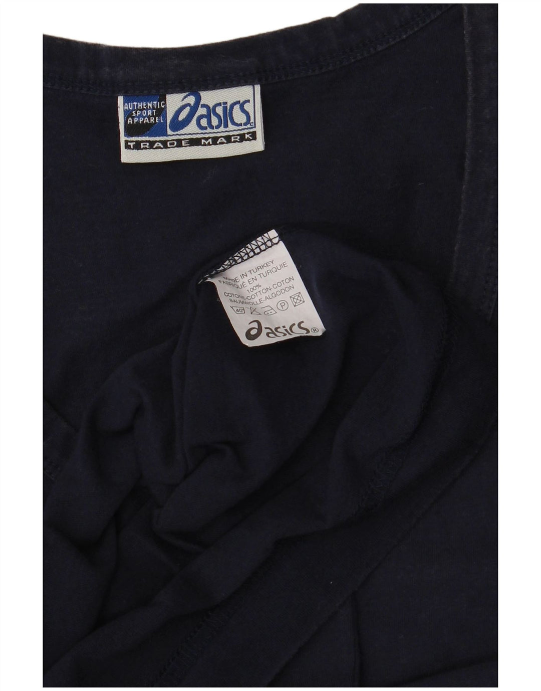 Asics Débardeur Homme XL Bleu Marine Coton