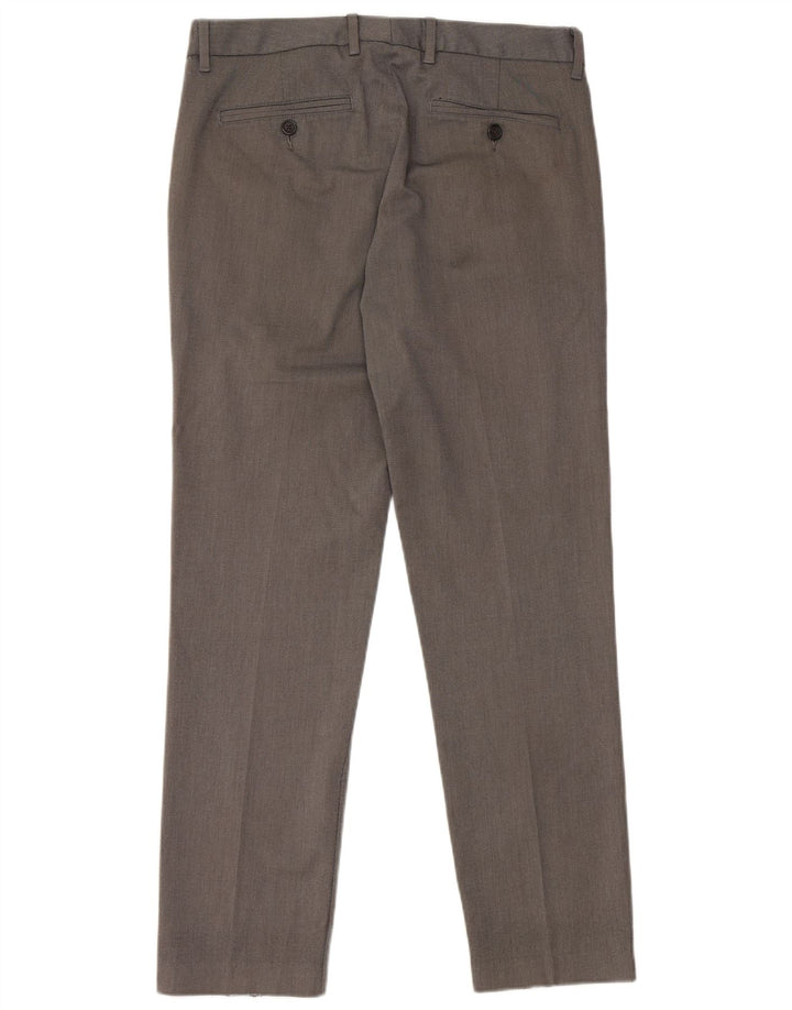 BONOBOS Pantalon décontracté slim homme W31 L30 Gris Coton