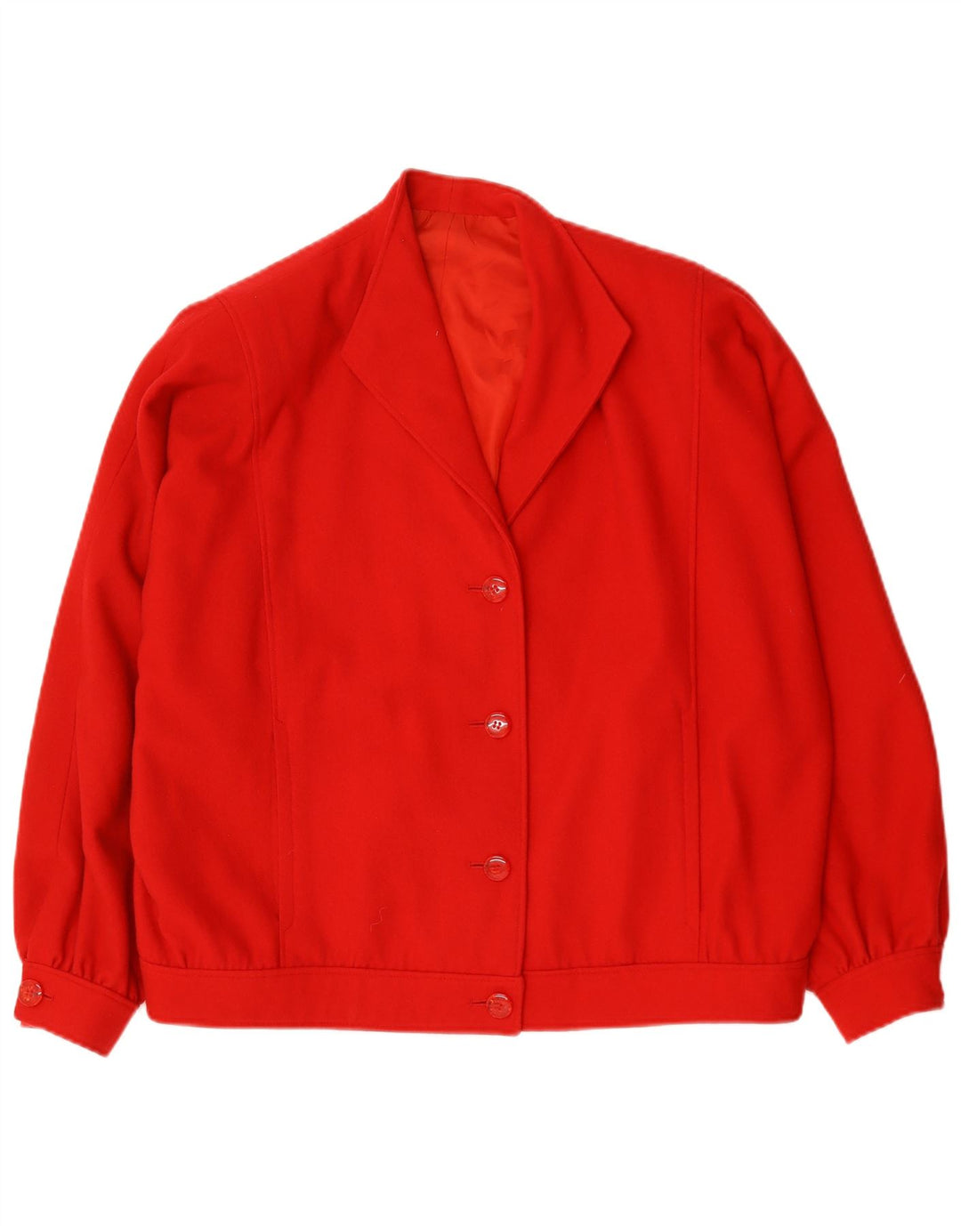 vintage Femme Veste Bomber Surdimensionnée UK 20 2XL Rouge