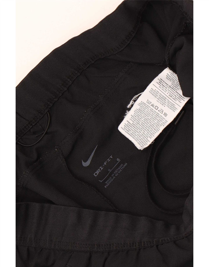 Nike Pantalon de survêtement Dri Fit pour homme Taille L Noir Polyester