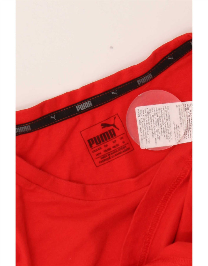 Puma T-Shirt Graphic Homme Rouge Moyen Coton