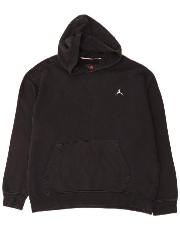 Jordan Pull à capuche pour homme Grand coton noir