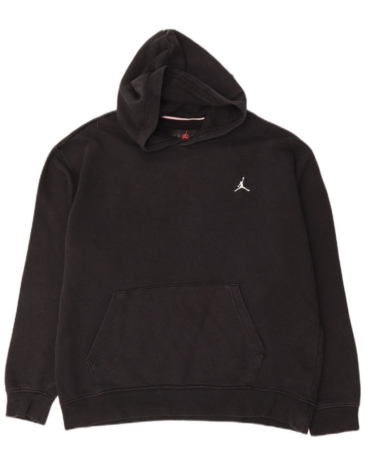 Jordan Pull à capuche pour homme Grand coton noir