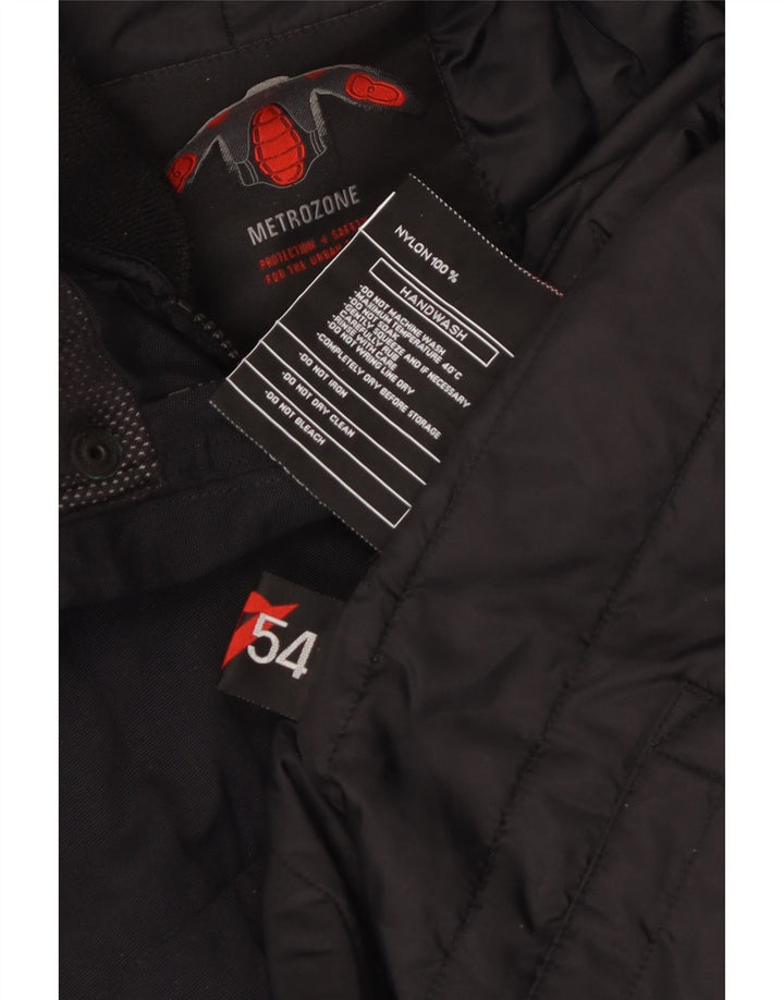 veste utilitaire vintage pour hommes IT 54 2XL Nylon noir