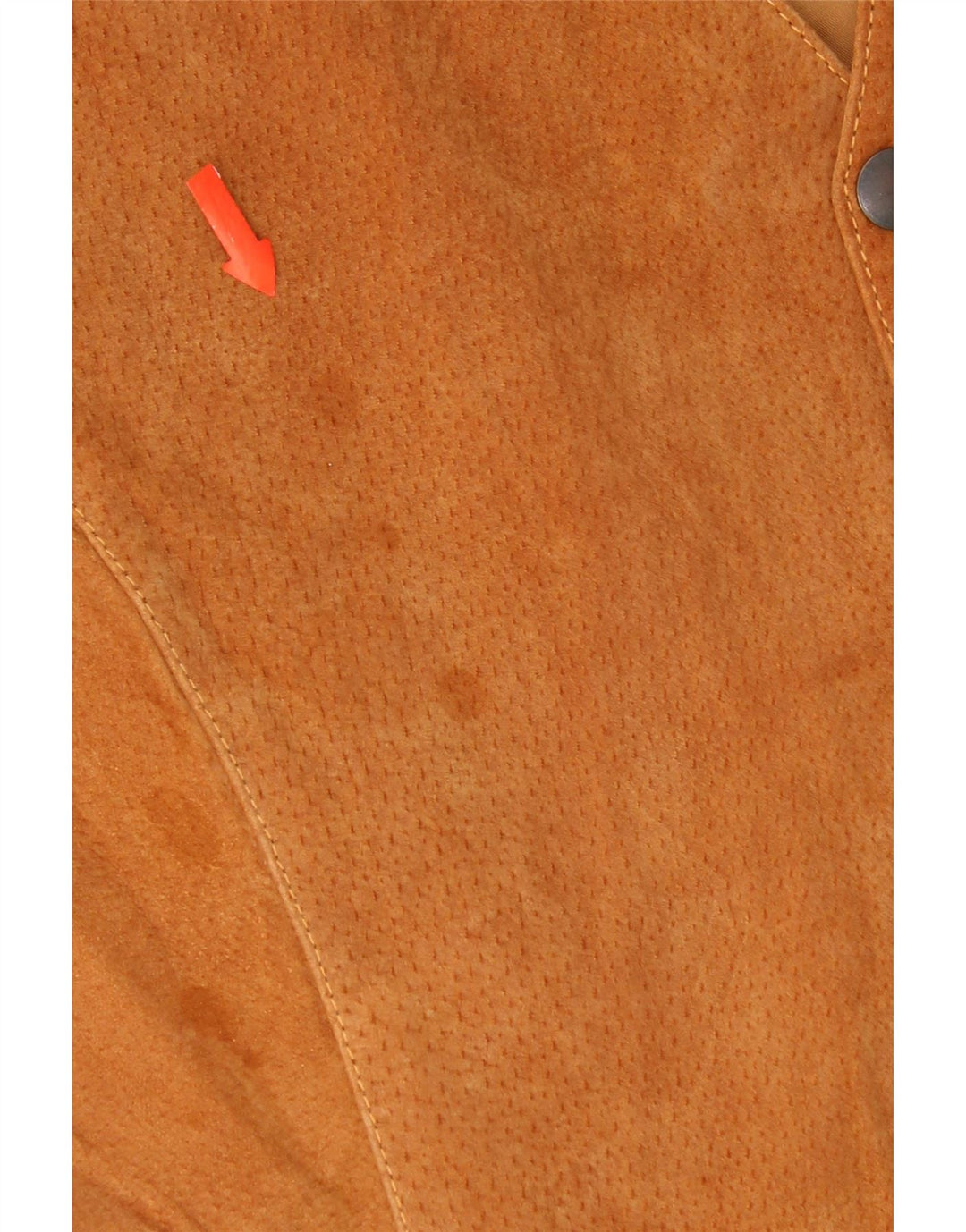 Gilet en daim homme vintage XL cuir marron
