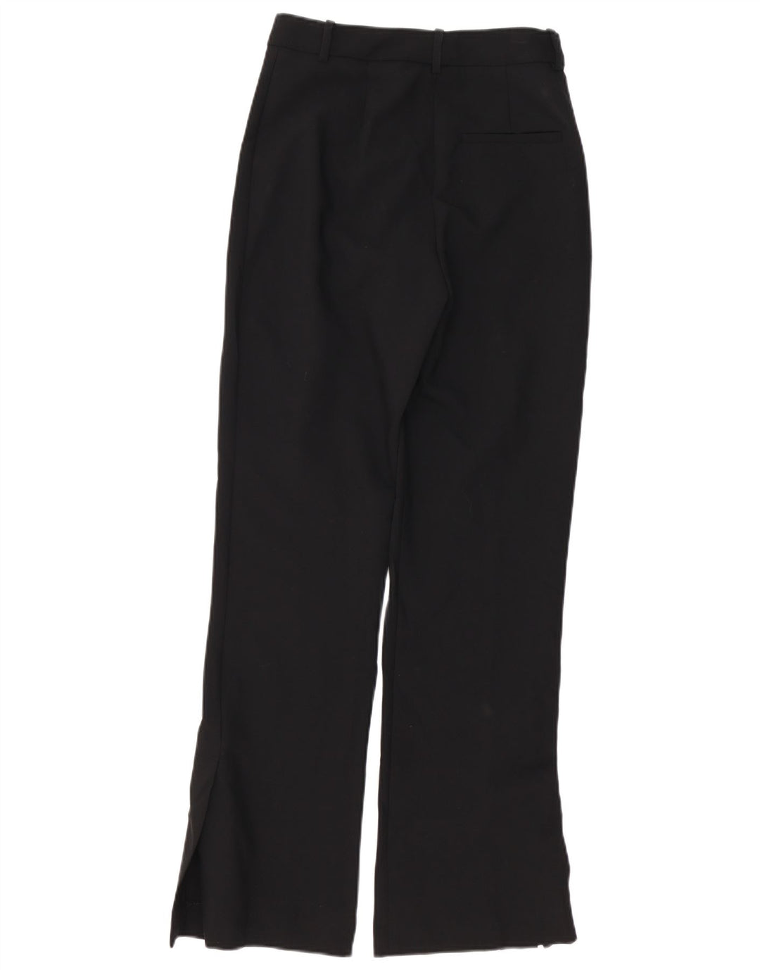 Zara Pantalon Chino Bootcut Femme Petit W26 L31 Noir Polyester