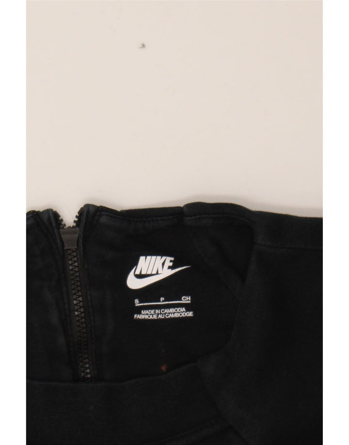 NIKE Womens Oversized Sweatshirt Jumper UK 10 Small Black Colourblock Vintage Nike and Second-Hand Nike from Messina Hembry 