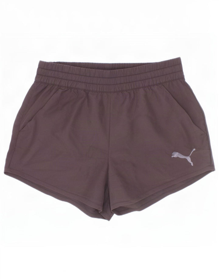 Puma Short de Sport Fille 13-14 Ans Noir Polyester
