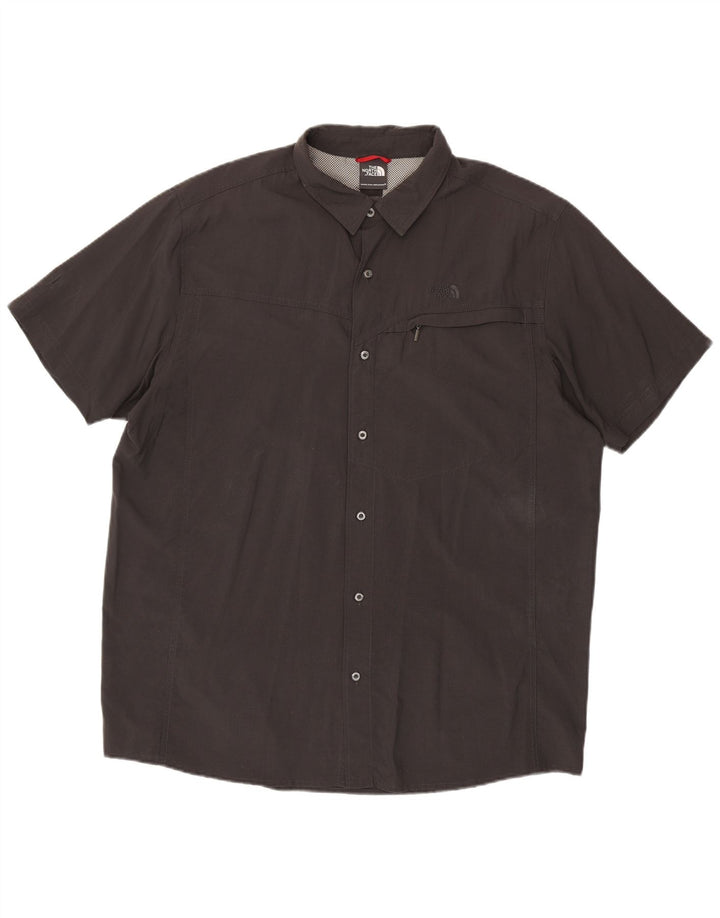The North Face Chemise à manches courtes pour homme 2XL Gris Nylon
