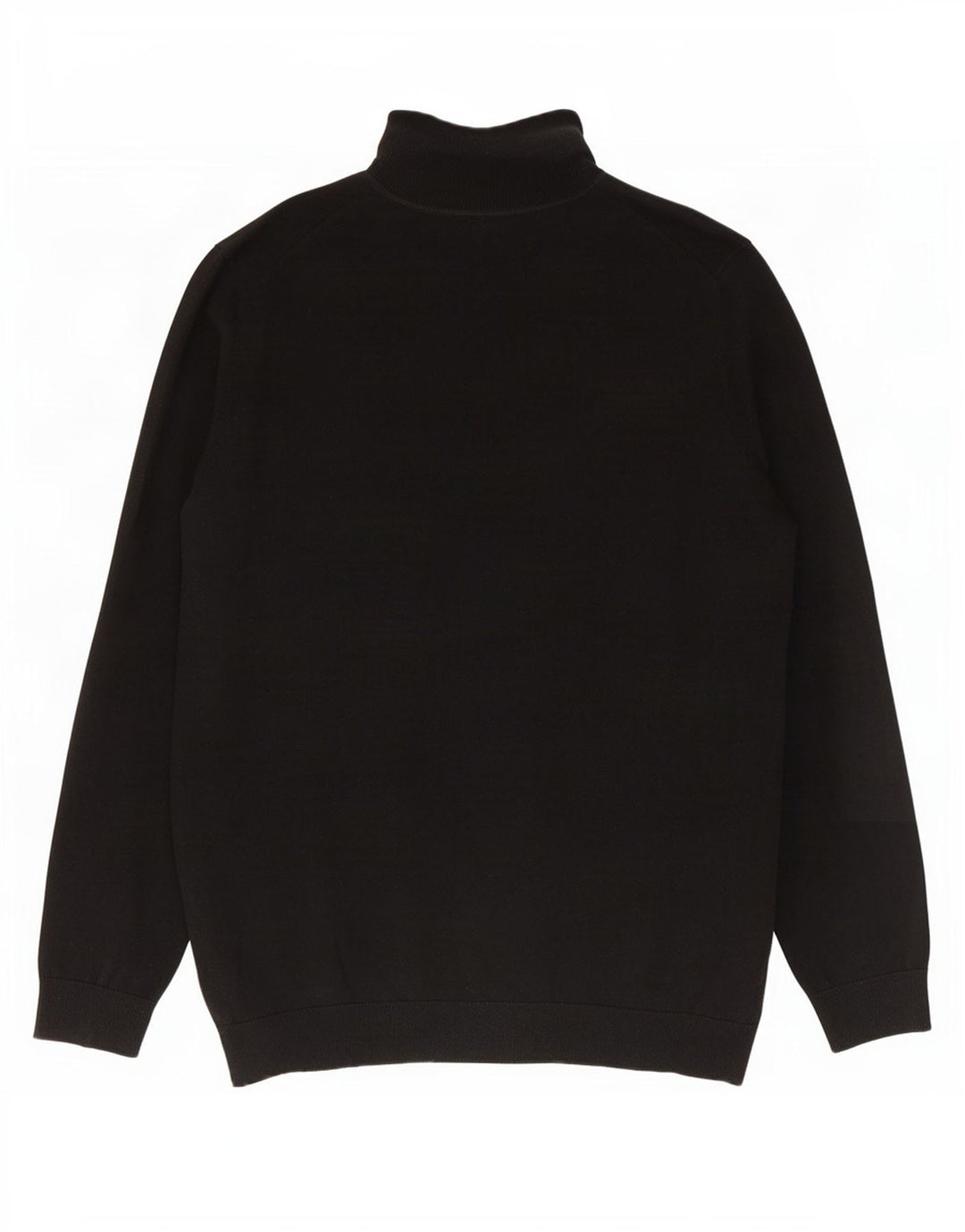 Marks & Spencer Pull col roulé pour homme en coton noir Taille L