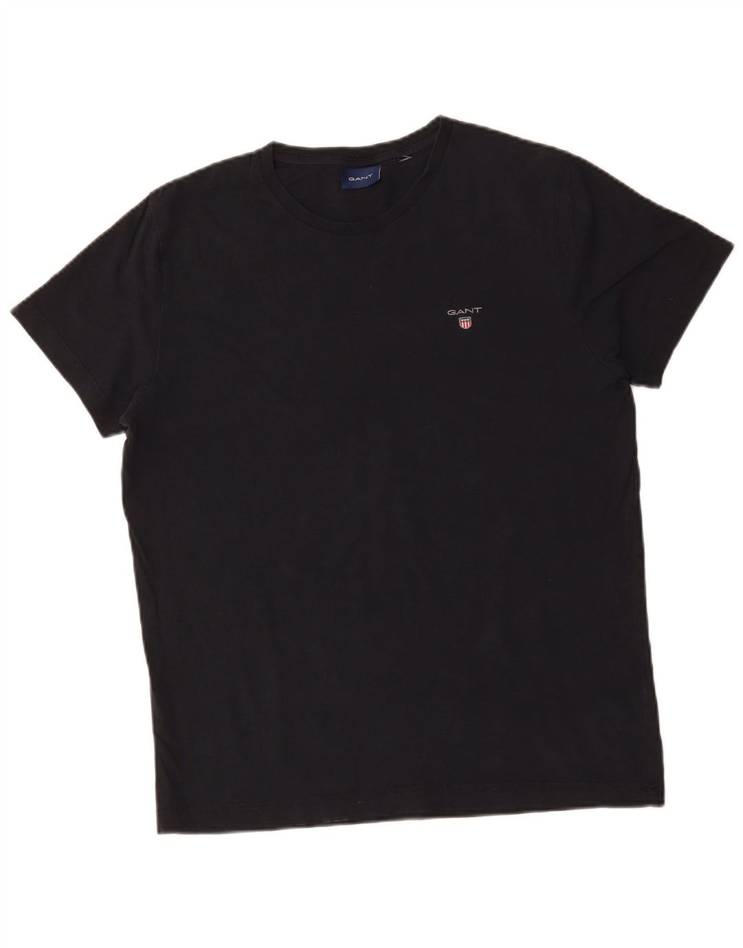 GANT T-Shirt Homme Bleu Marine Moyen Coton