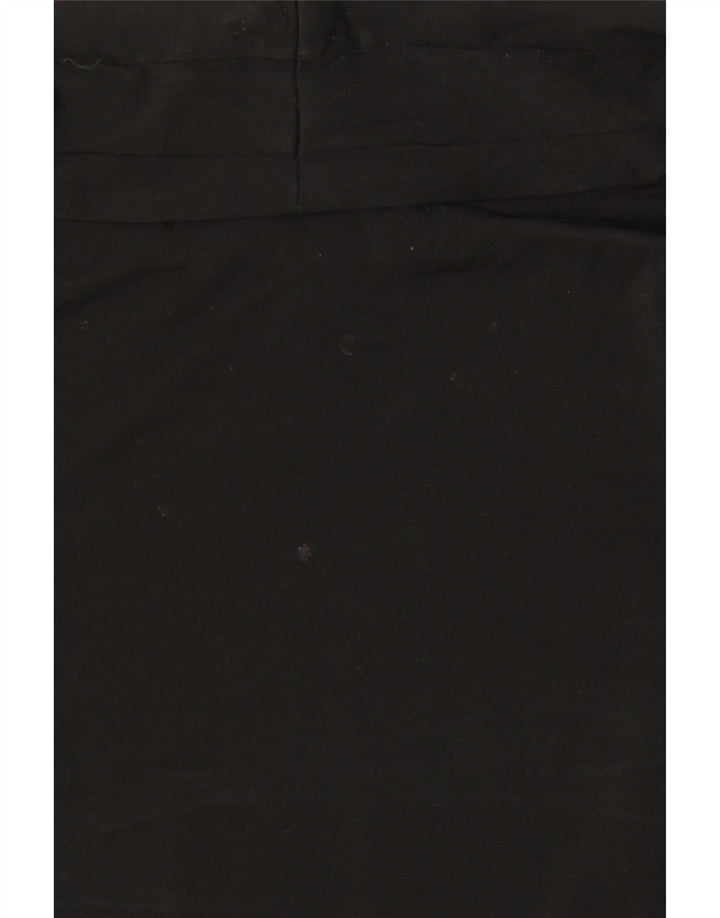 Max Mara Chemisier sans manches pour femme UK 20 2XL Noir Viscose