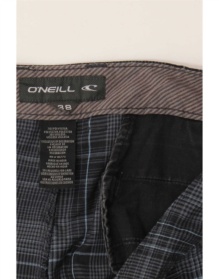 O'Neill Short Chino Homme W38 XL Bleu Marine Plaid Polyester