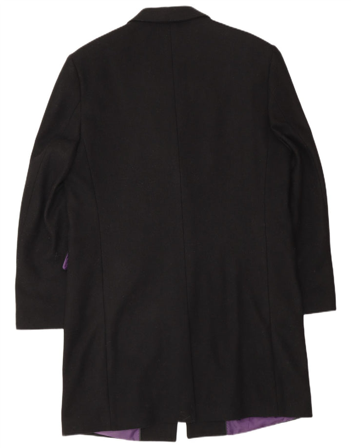 Jeff Banks Manteau pour homme UK 36 Petite laine noire