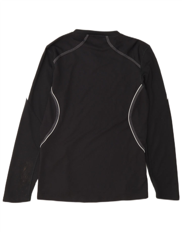 Adidas Femmes Response Top Manches Longues UK 12 Moyen Noir Polyester