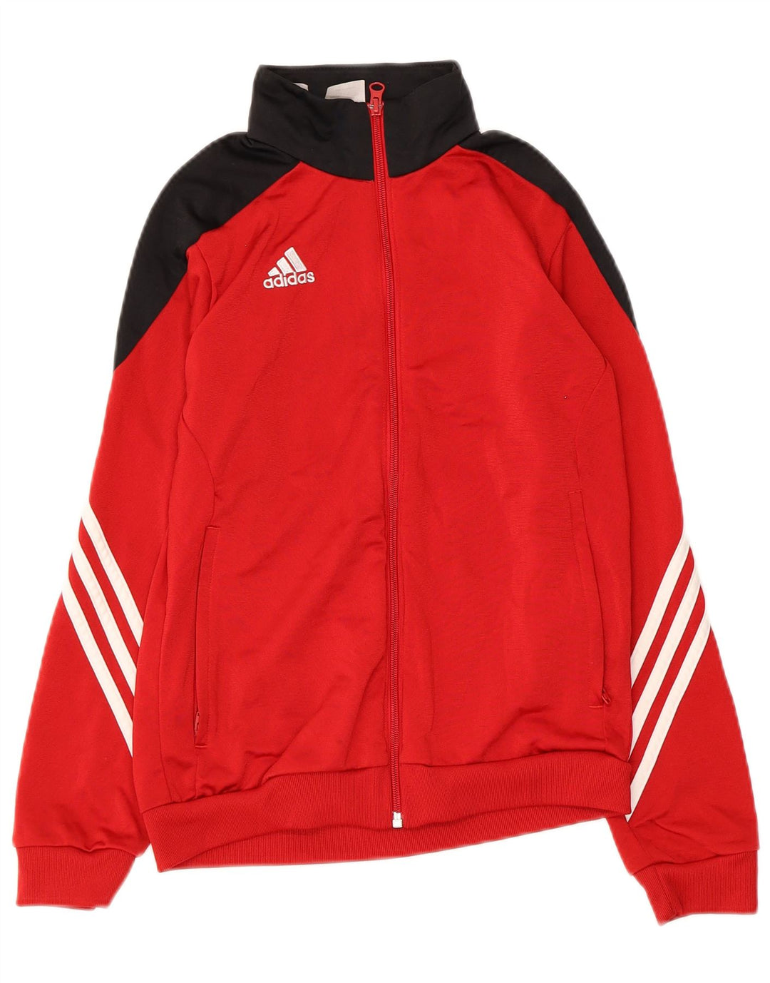 ADIDAS Veste de survêtement pour garçon 11-12 ans Large Rouge Colourblock