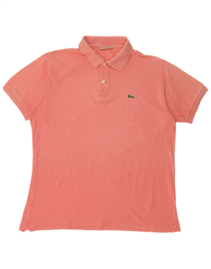 LACOSTE Polo Homme Taille 4 Coton Rose Moyen