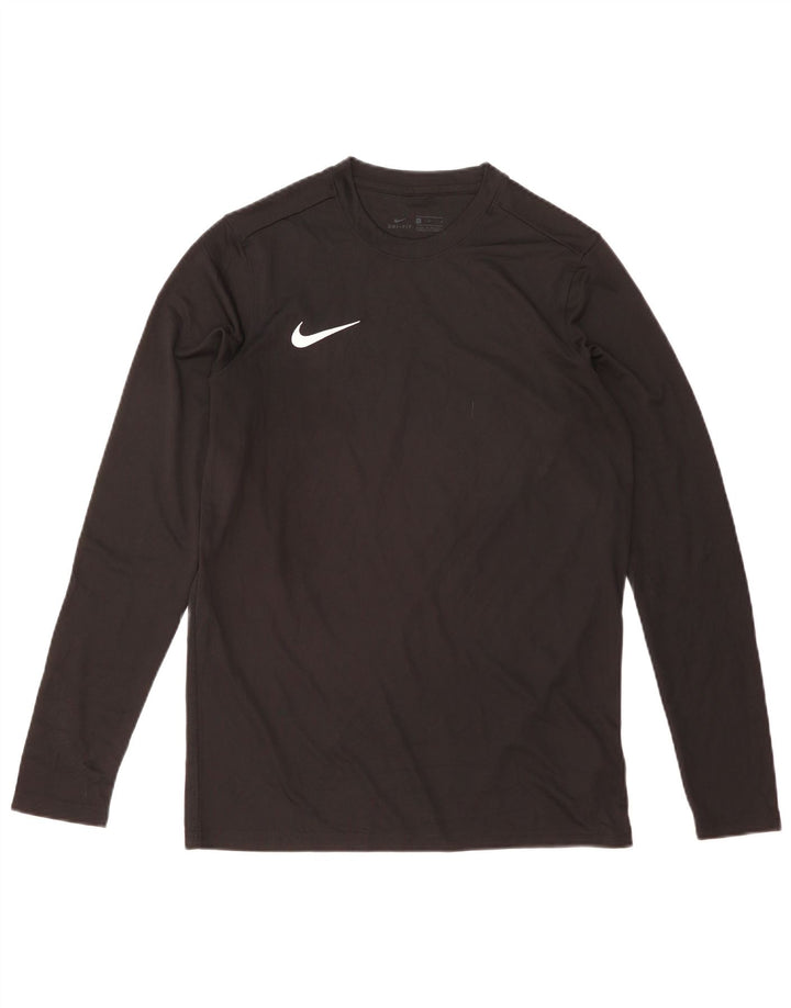 Nike Haut Dri Fit à manches longues pour homme Noir moyen Polyester